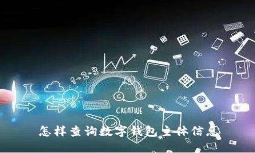 怎樣查詢數(shù)字錢包主體信息